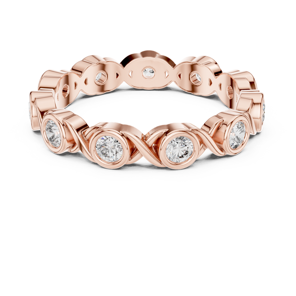 Eclipse Rim Lab Grown Diamond Bezel Ring
