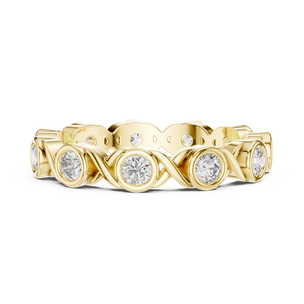 Eclipse Rim Lab Grown Diamond Bezel Ring