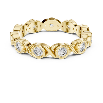 Eclipse Rim Lab Grown Diamond Bezel Ring