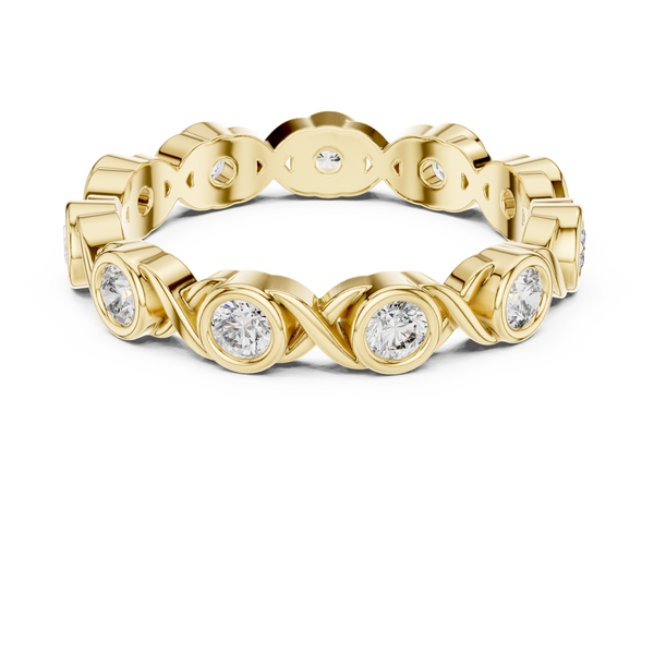 Eclipse Rim Lab Grown Diamond Bezel Ring