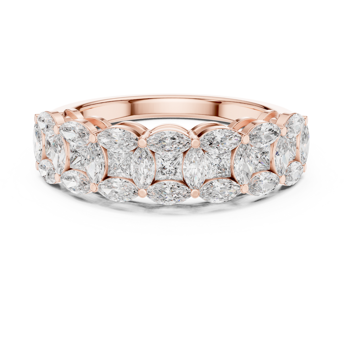 Coastal Tide Lab Grown Diamond Wave Ring