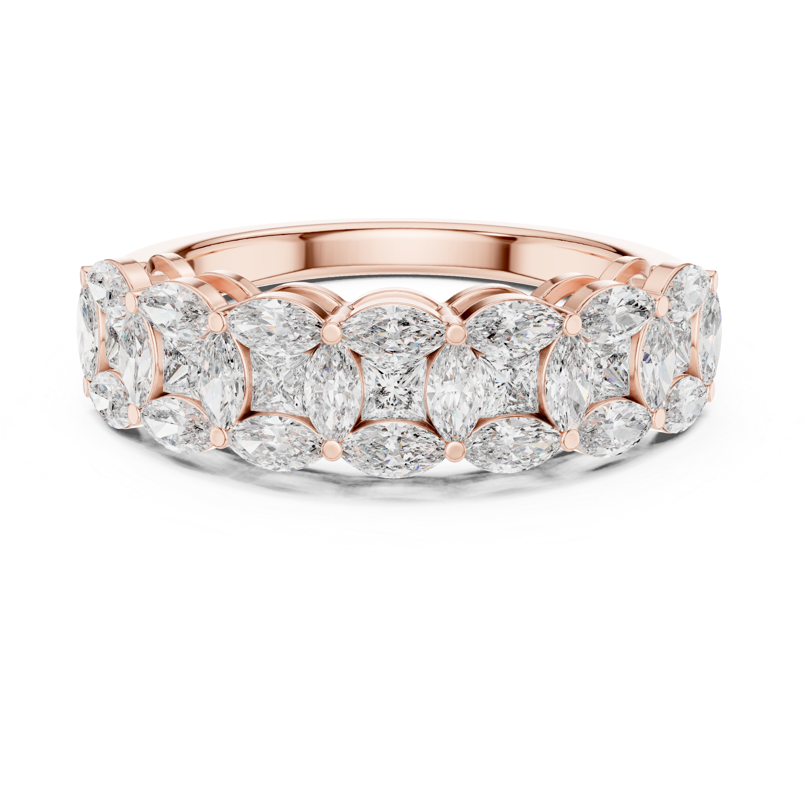 Coastal Tide Lab Grown Diamond Wave Ring