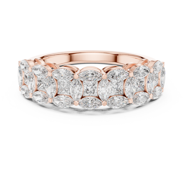 Coastal Tide Lab Grown Diamond Wave Ring
