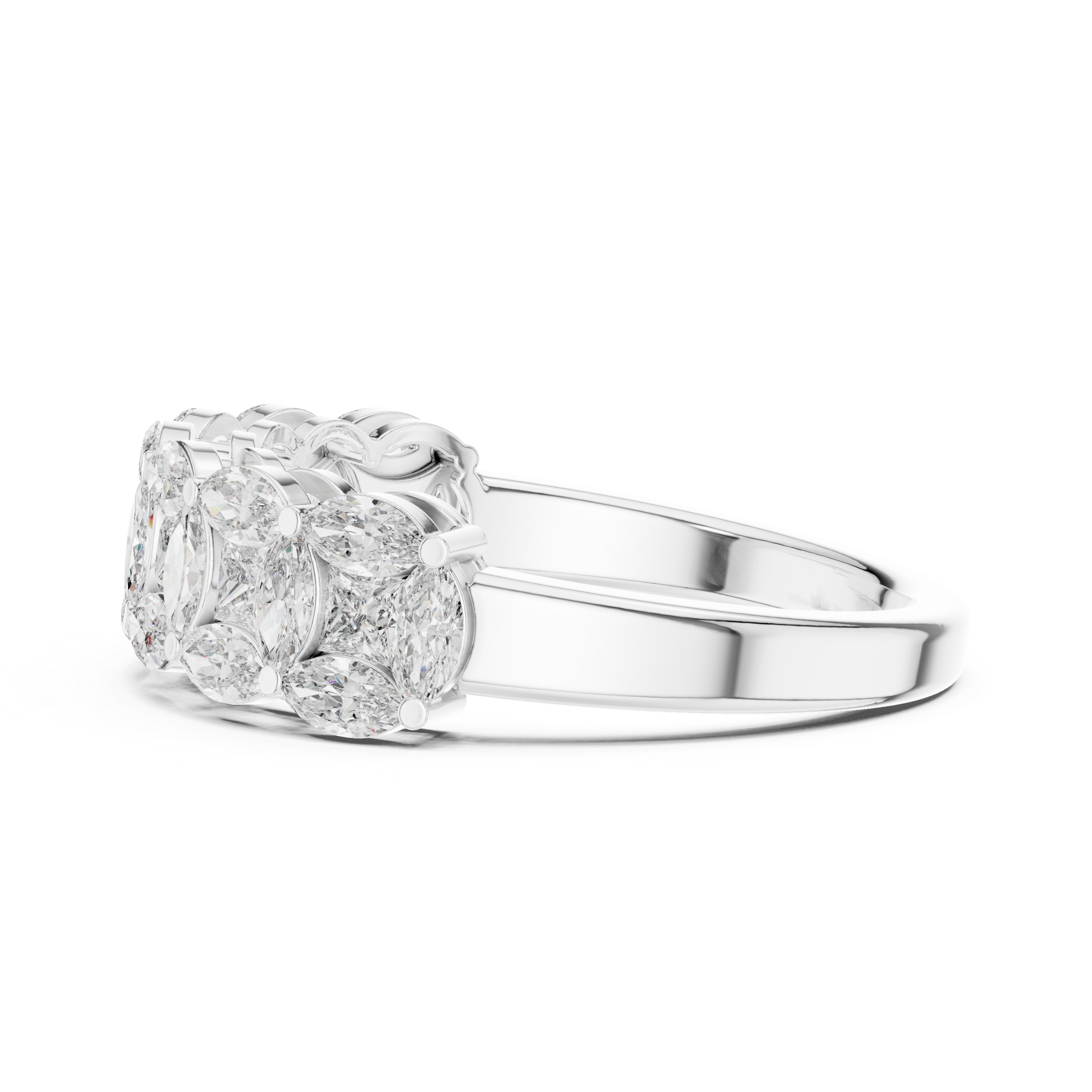 Coastal Tide Lab Grown Diamond Wave Ring