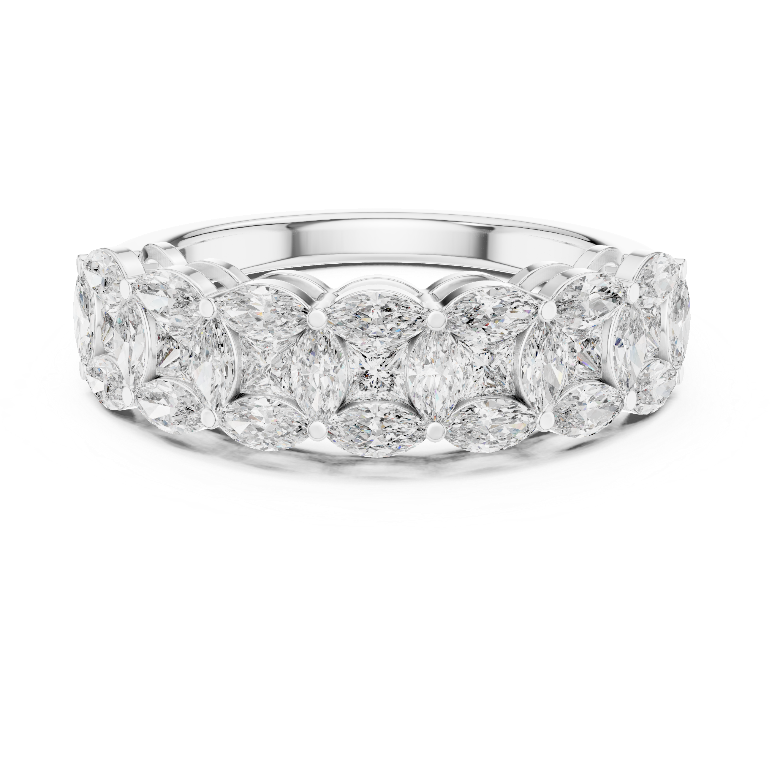 Coastal Tide Lab Grown Diamond Wave Ring