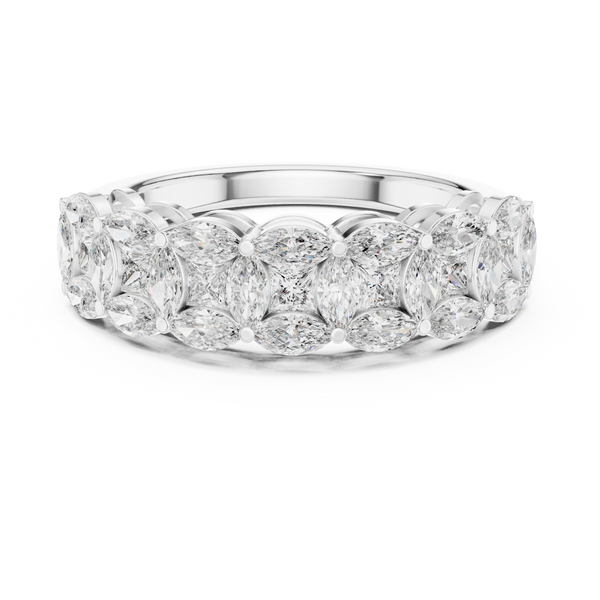 Coastal Tide Lab Grown Diamond Wave Ring