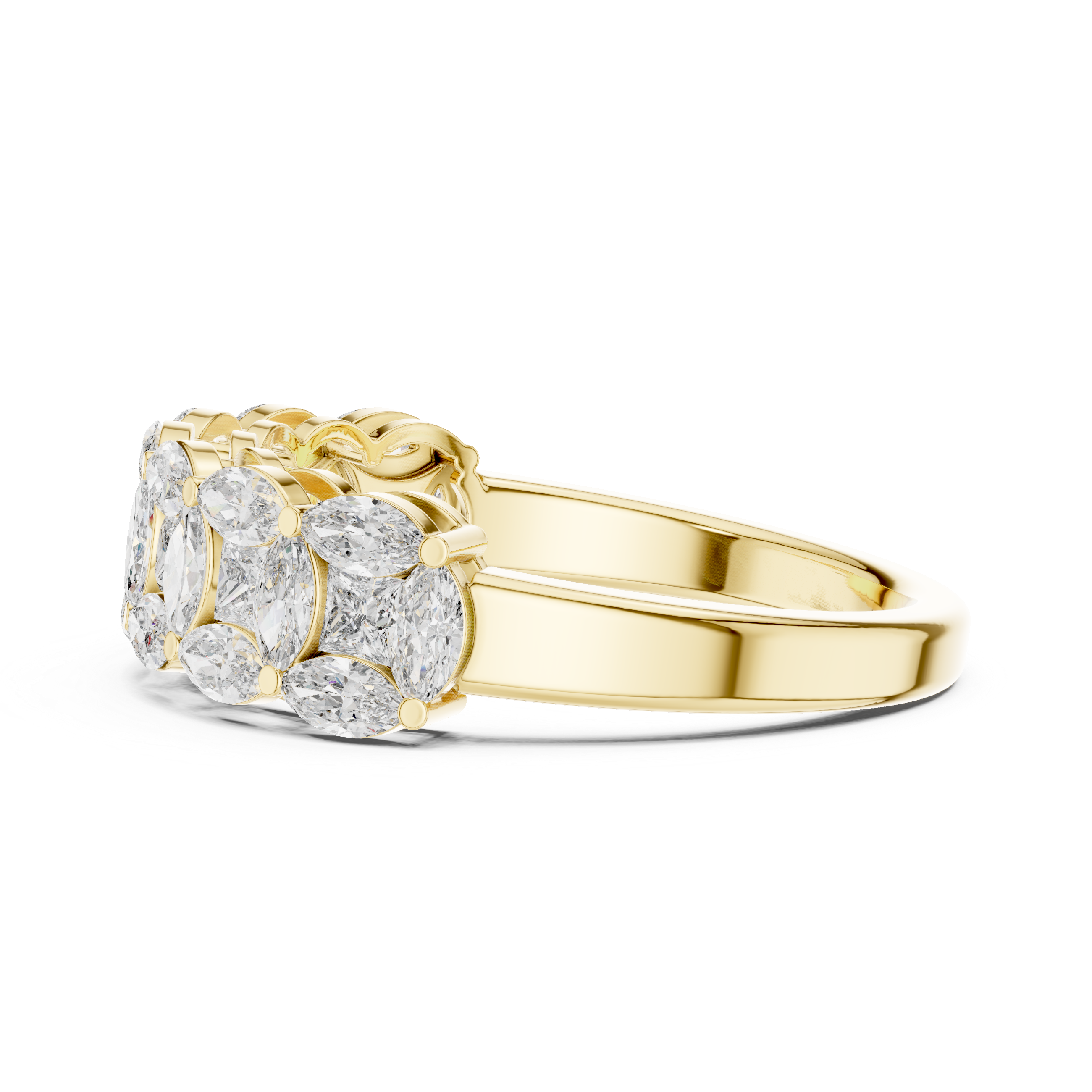 Coastal Tide Lab Grown Diamond Wave Ring