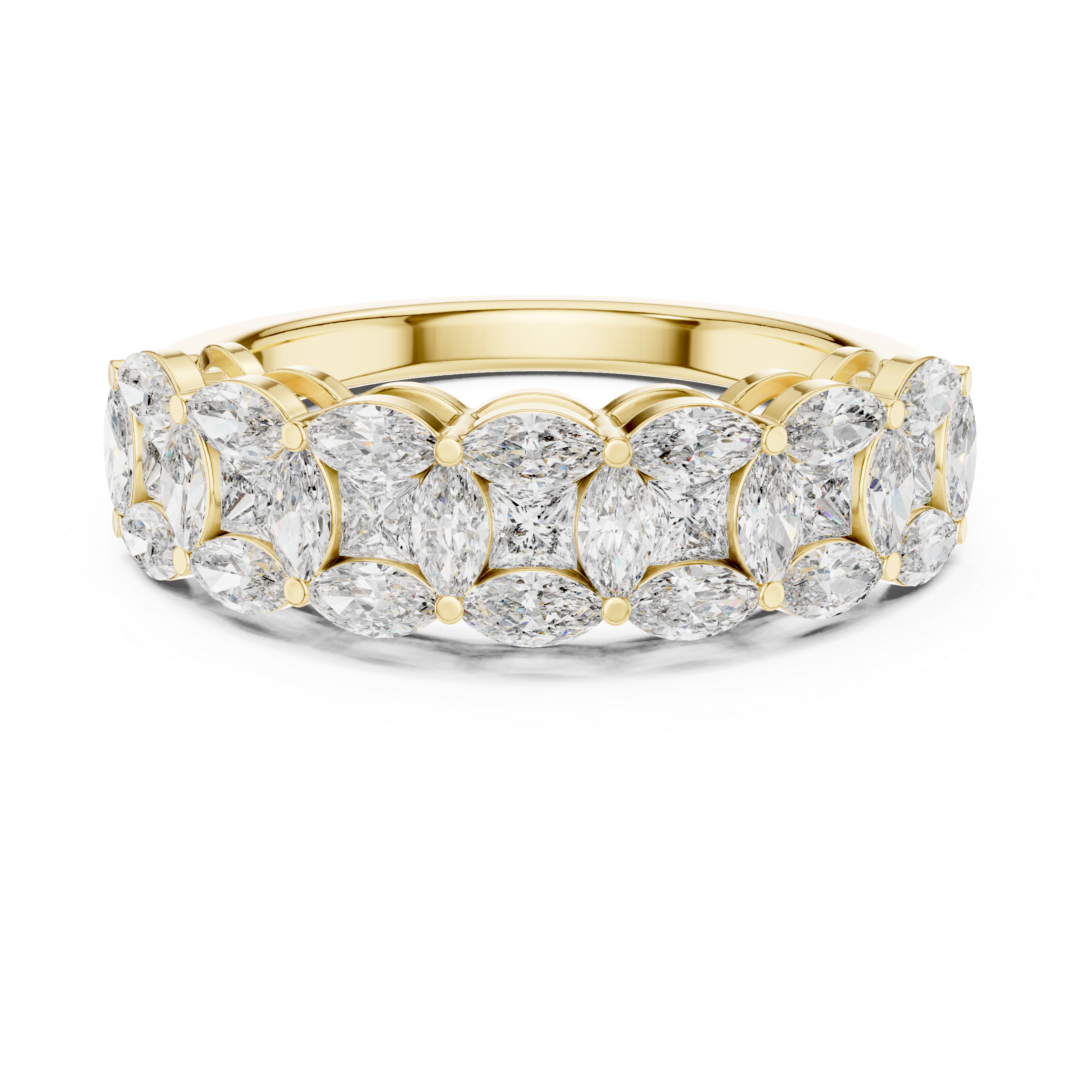 Coastal Tide Lab Grown Diamond Wave Ring