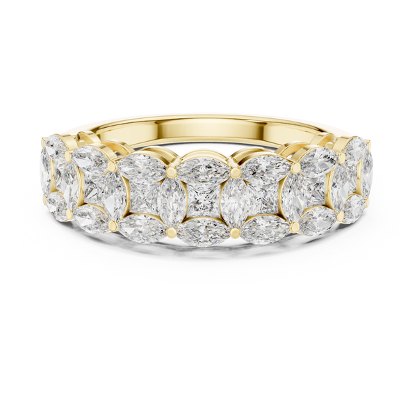 Coastal Tide Lab Grown Diamond Wave Ring
