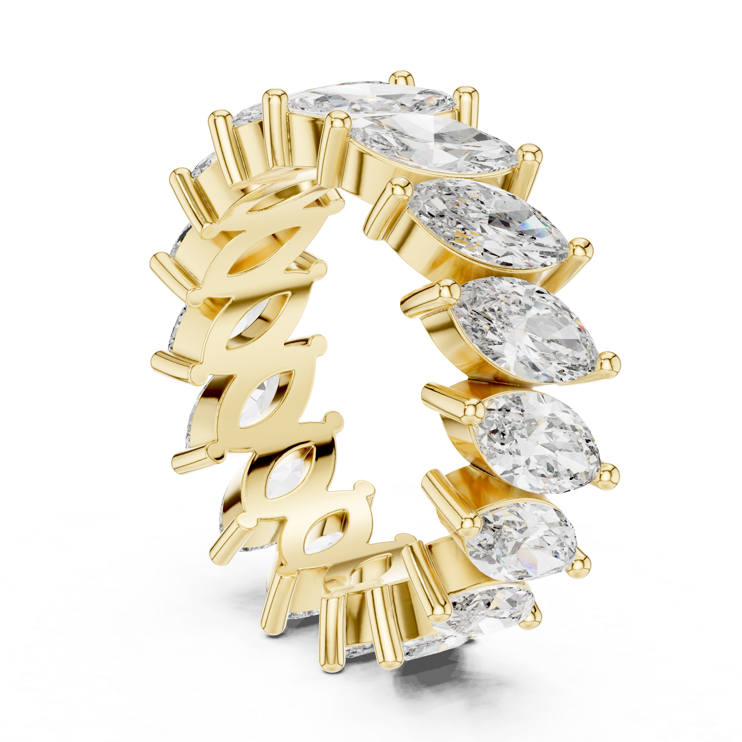 Lunar Light Lab Grown Diamond Emerald Ring