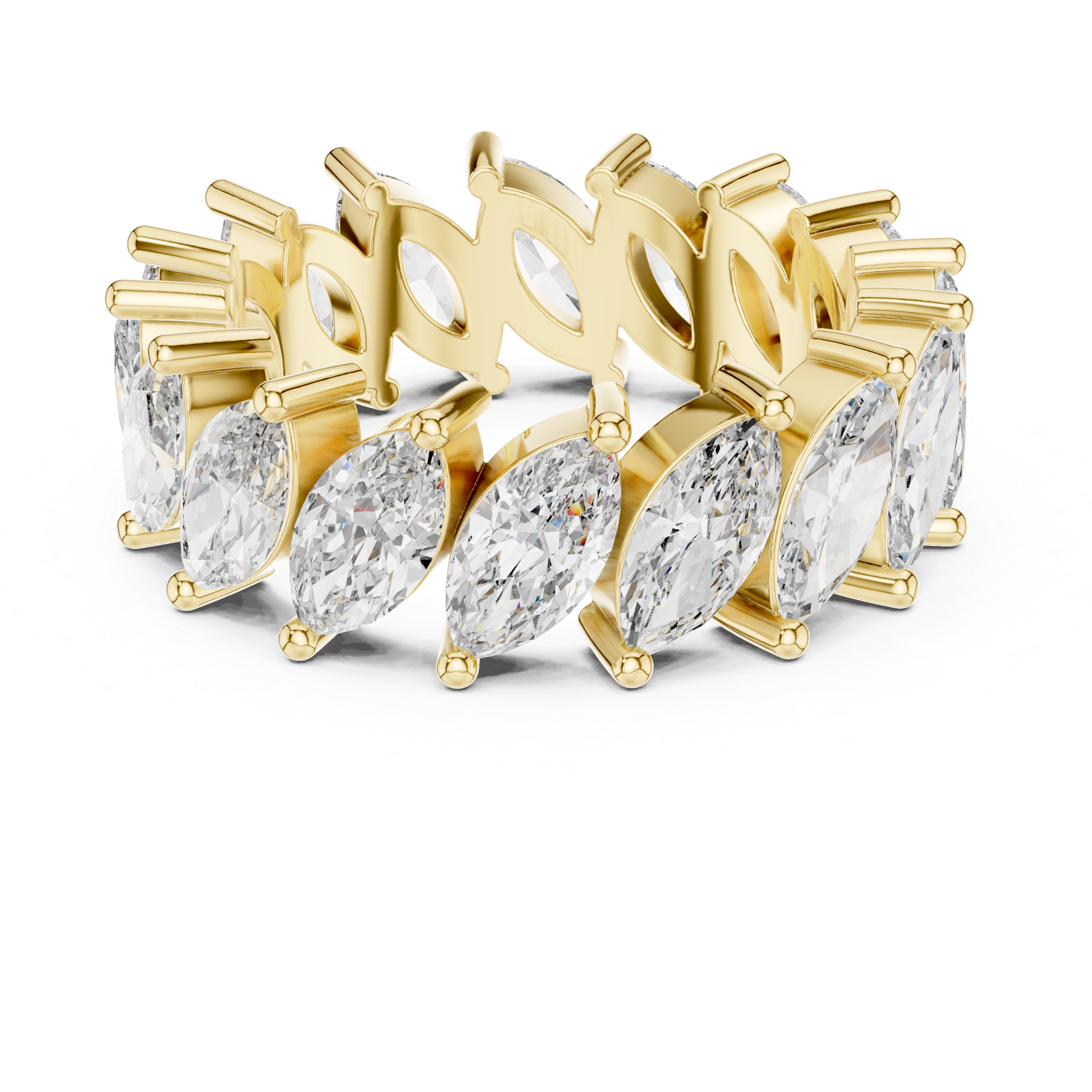 Lunar Light Lab Grown Diamond Emerald Ring