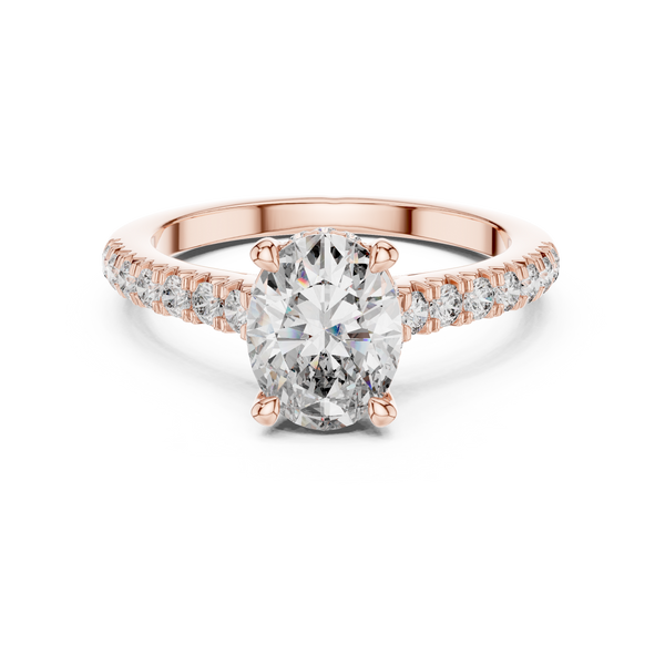 Zenith Flight Lab Grown Diamond Chevron Ring