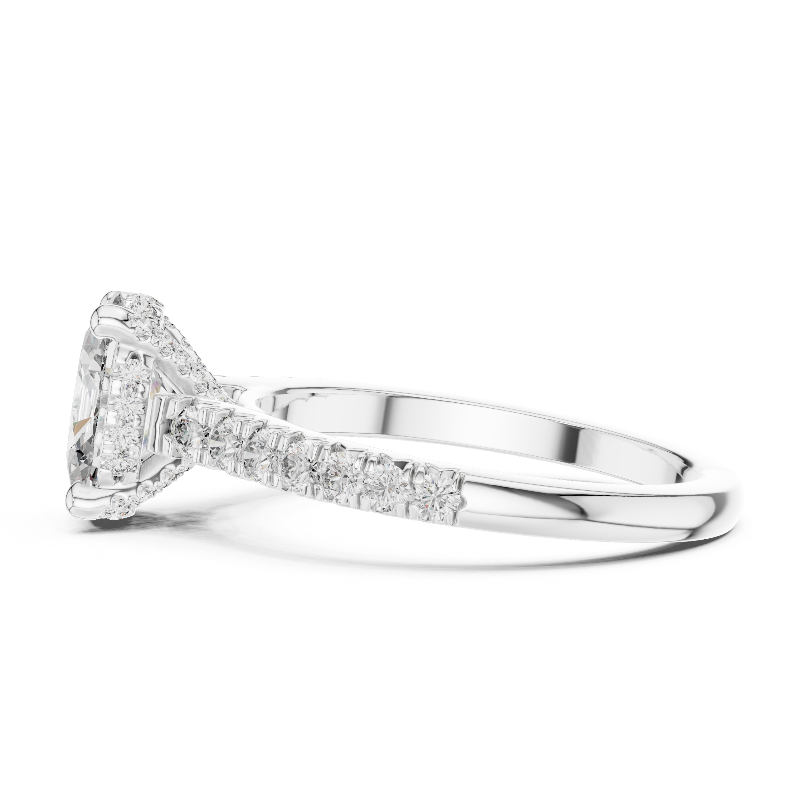 Zenith Flight Lab Grown Diamond Chevron Ring