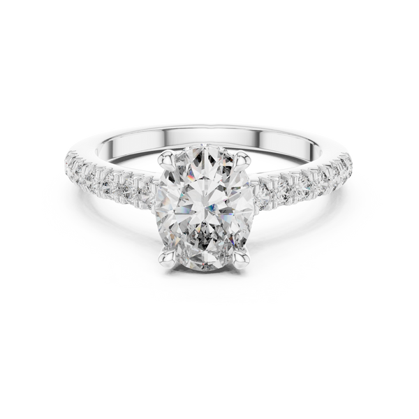 Zenith Flight Lab Grown Diamond Chevron Ring