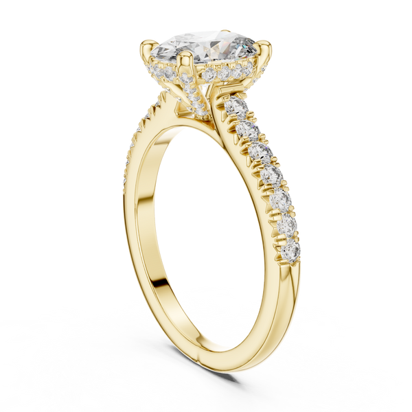 Zenith Flight Lab Grown Diamond Chevron Ring