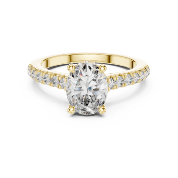 Zenith Flight Lab Grown Diamond Chevron Ring