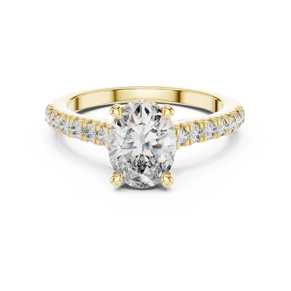 Zenith Flight Lab Grown Diamond Chevron Ring