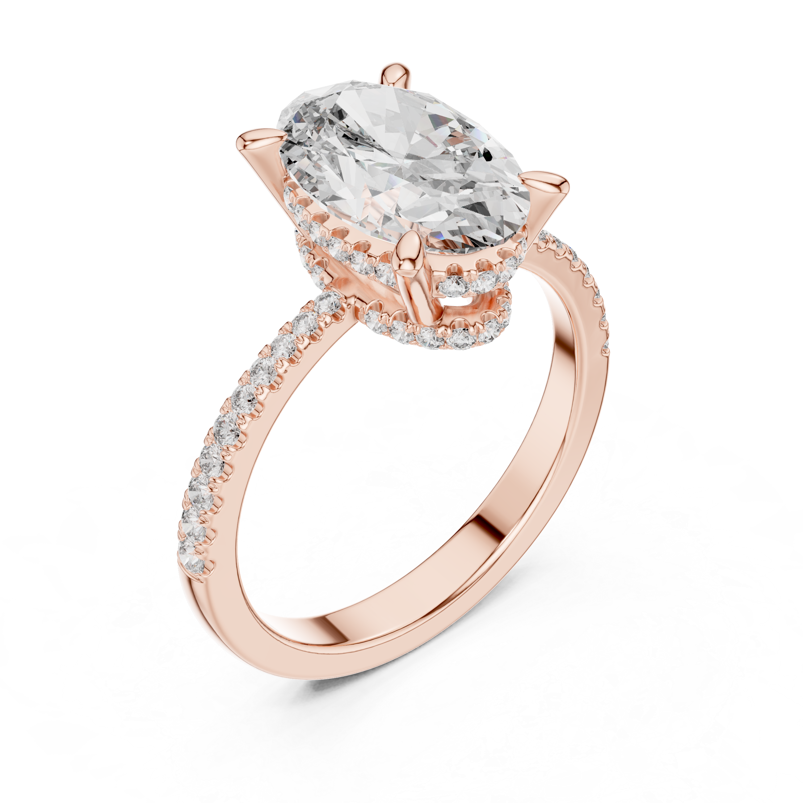 Velvet Lace Lab Grown Diamond Filigree Ring