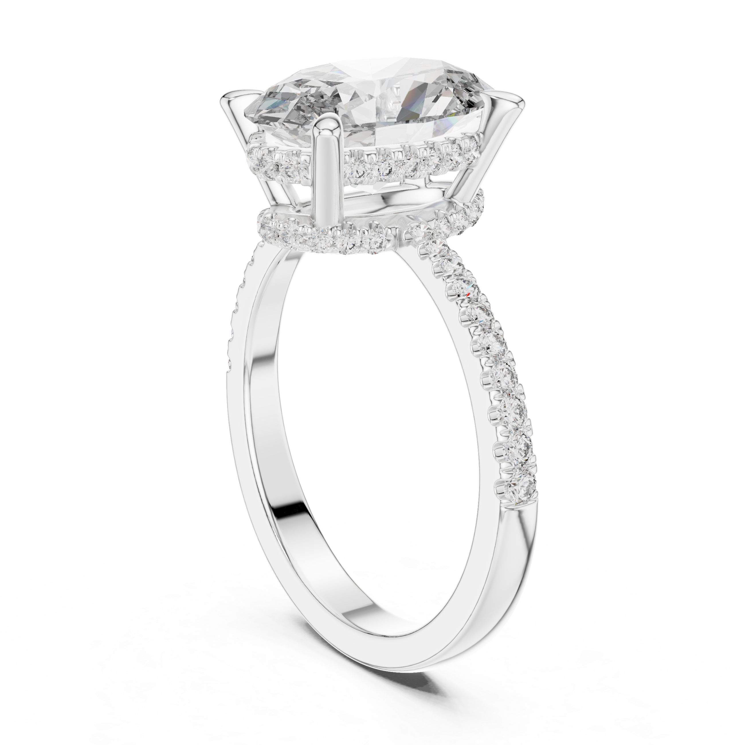 Velvet Lace Lab Grown Diamond Filigree Ring