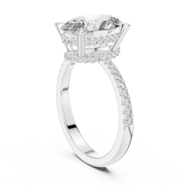 Velvet Lace Lab Grown Diamond Filigree Ring