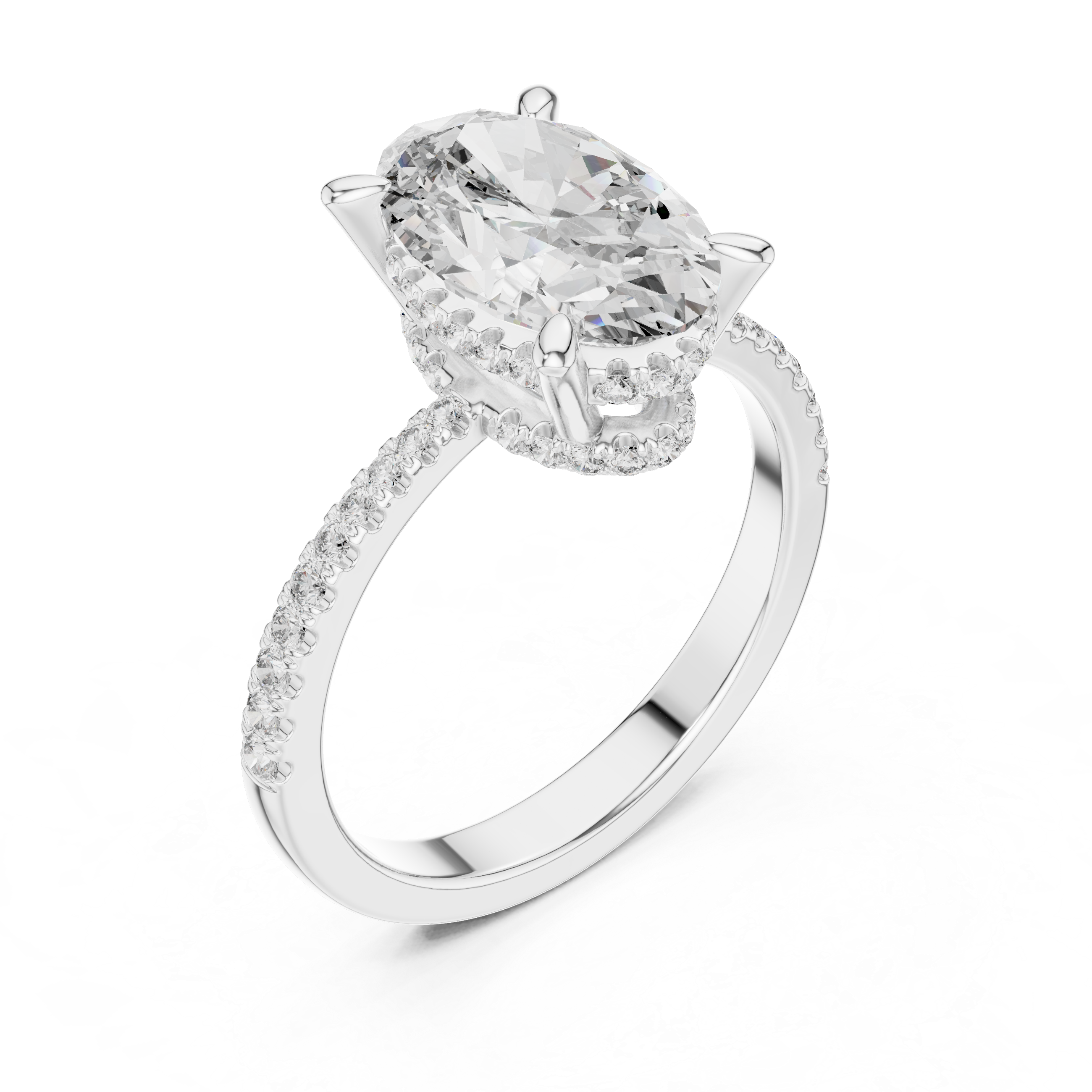 Velvet Lace Lab Grown Diamond Filigree Ring