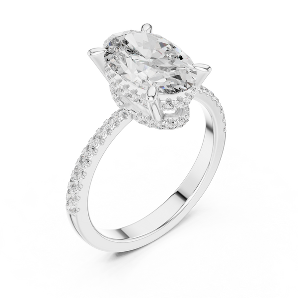 Velvet Lace Lab Grown Diamond Filigree Ring