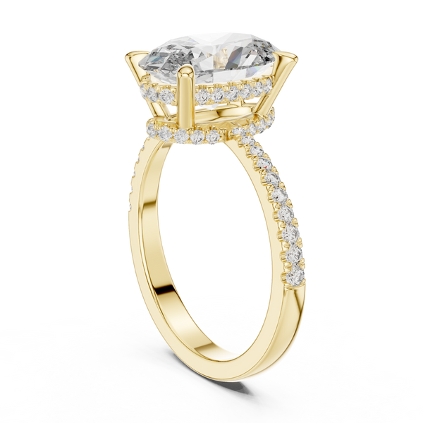 Velvet Lace Lab Grown Diamond Filigree Ring