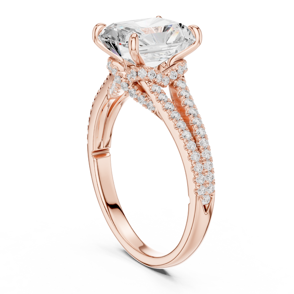 Poppy Field Lab Grown Diamond Wave Contour Band
