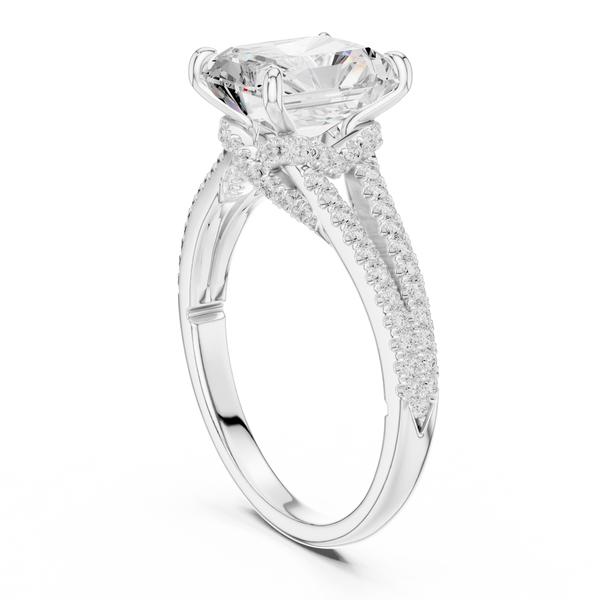 Poppy Field Lab Grown Diamond Wave Contour Band