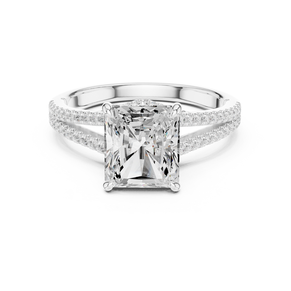 Poppy Field Lab Grown Diamond Wave Contour Band