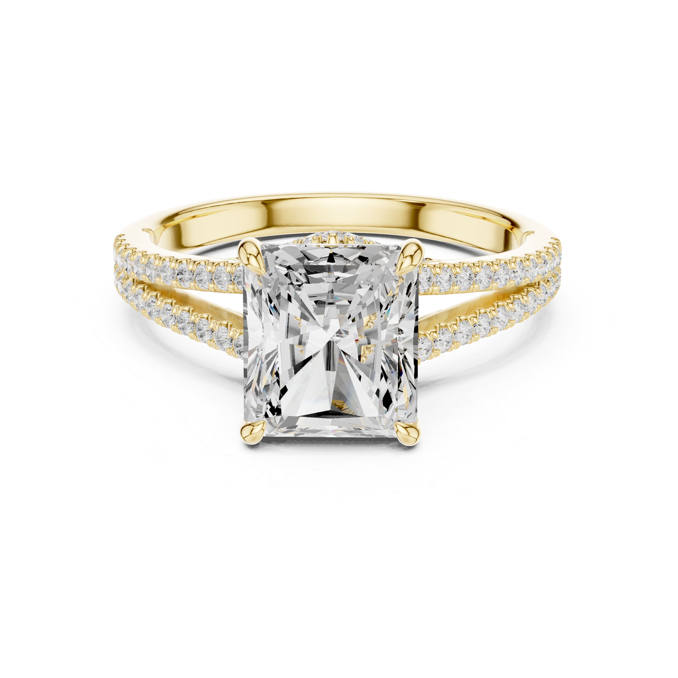Poppy Field Lab Grown Diamond Wave Contour Band