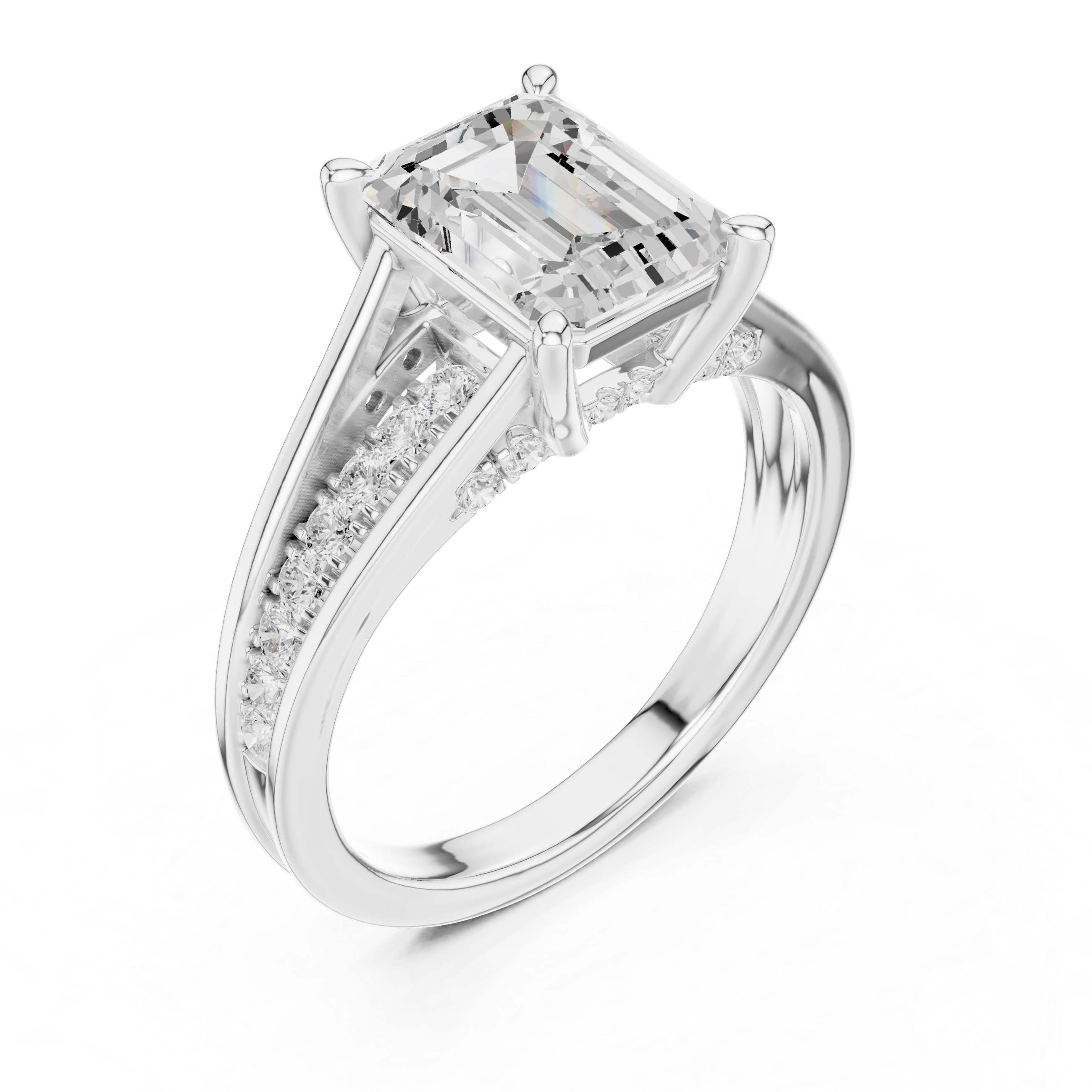 Misty Vale Lab Grown Diamond Shared Prong Eternity