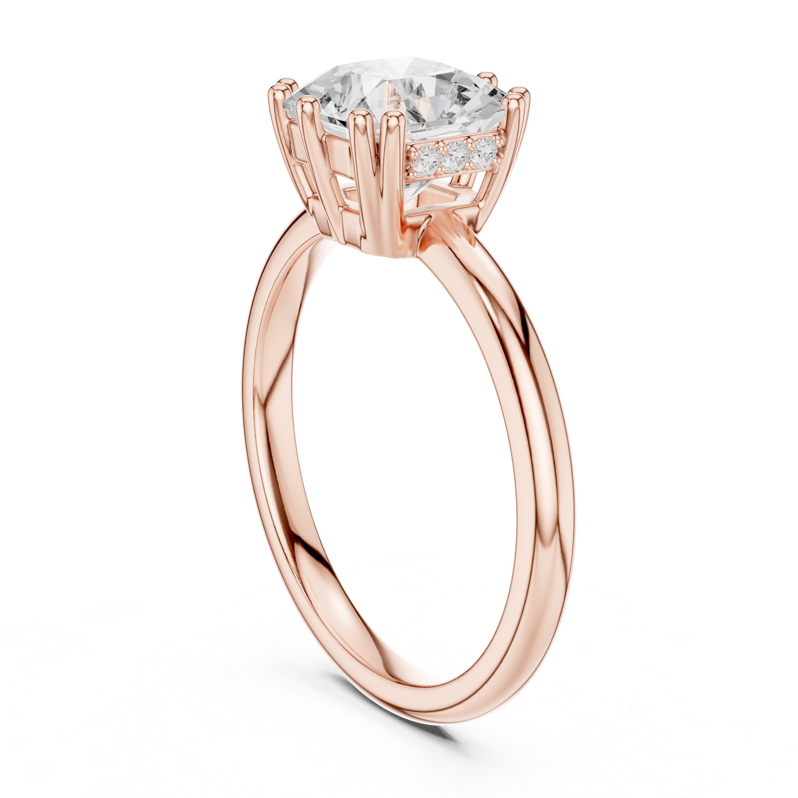 Bramble Vine Lab Grown Diamond Organic Twist Ring