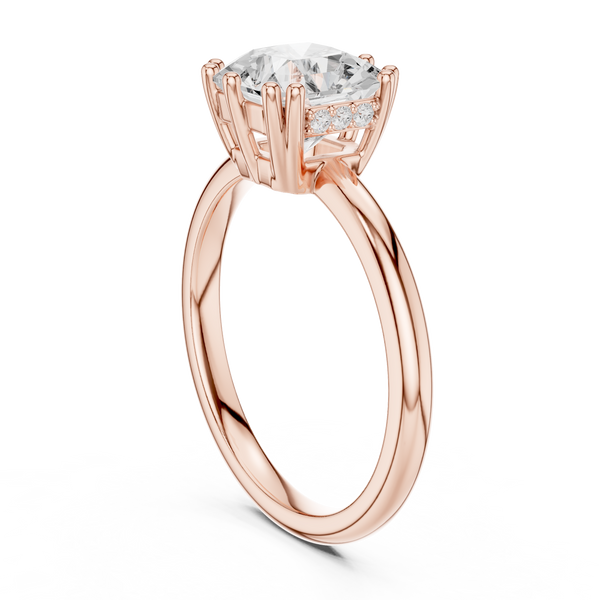Bramble Vine Lab Grown Diamond Organic Twist Ring