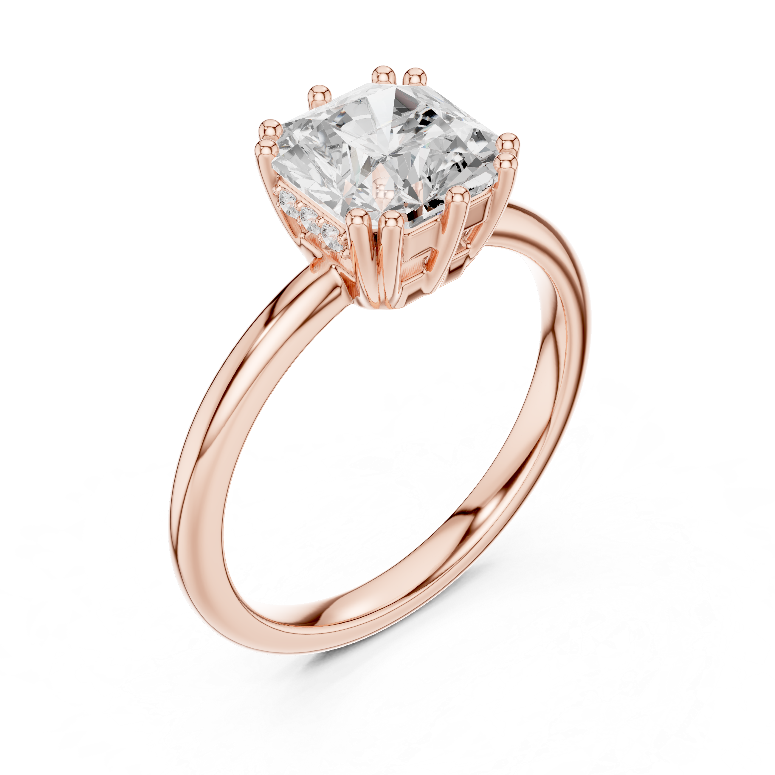 Bramble Vine Lab Grown Diamond Organic Twist Ring