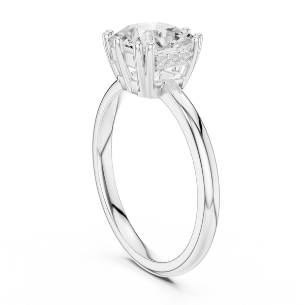 Bramble Vine Lab Grown Diamond Organic Twist Ring