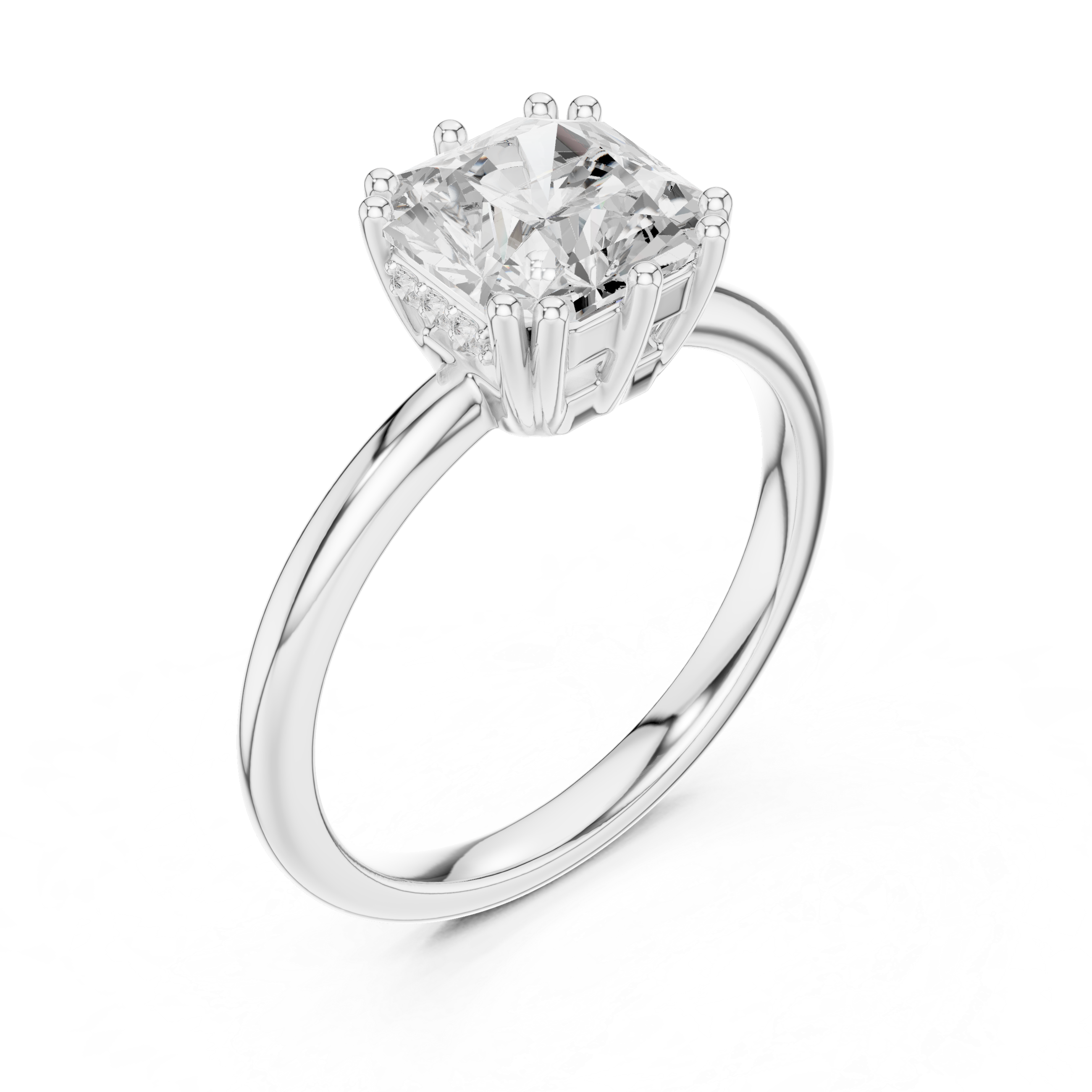 Bramble Vine Lab Grown Diamond Organic Twist Ring