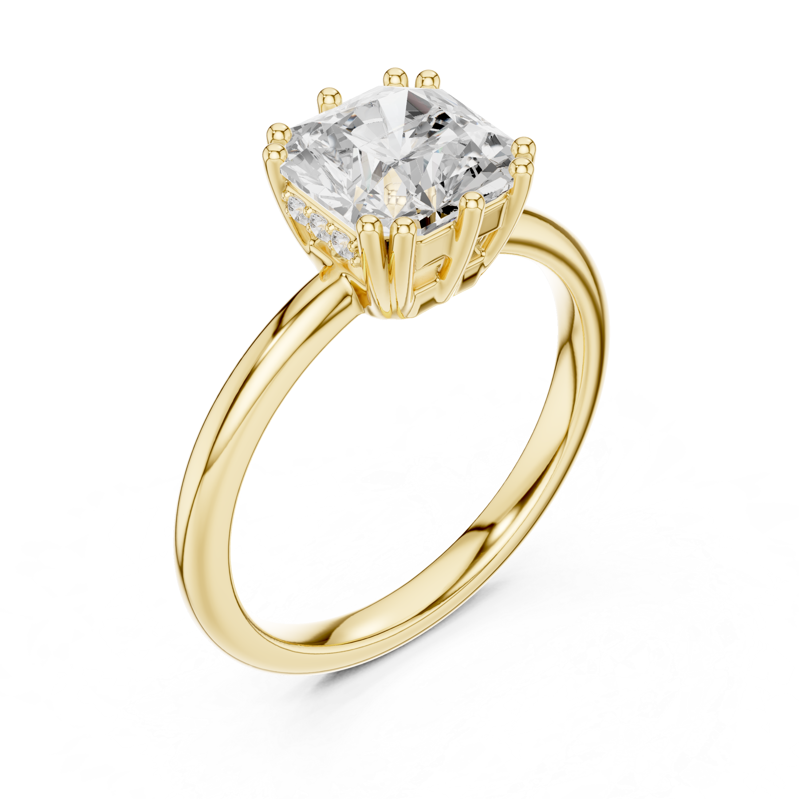 Bramble Vine Lab Grown Diamond Organic Twist Ring
