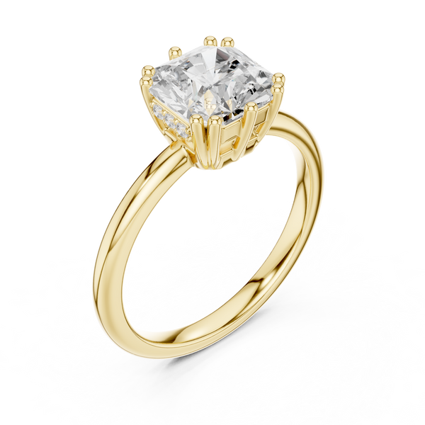 Bramble Vine Lab Grown Diamond Organic Twist Ring
