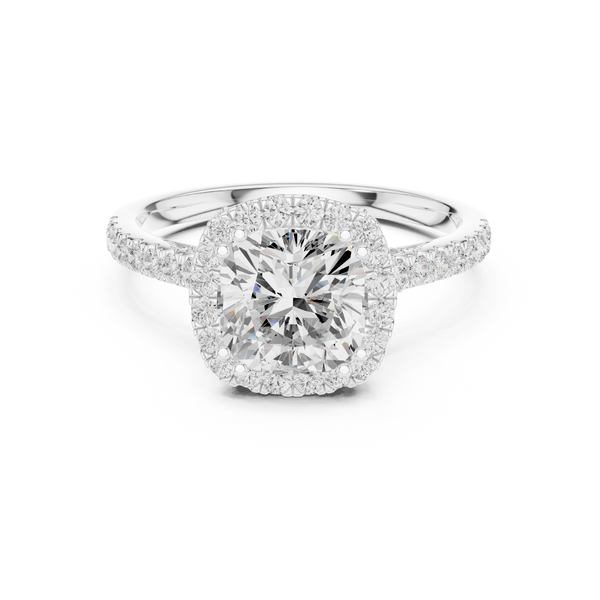 Lava Rock Lab Grown Diamond Split Path Ring