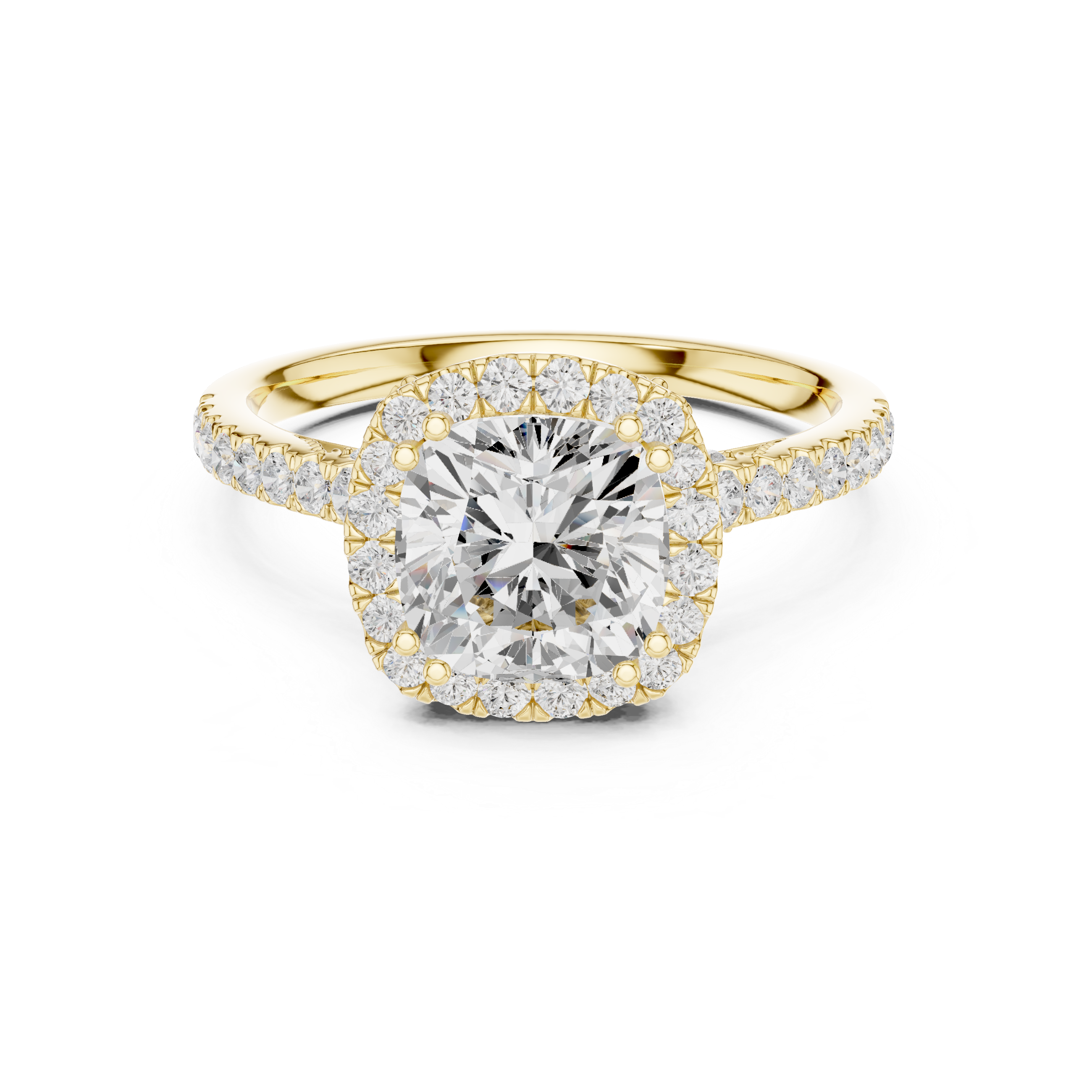 Lava Rock Lab Grown Diamond Split Path Ring