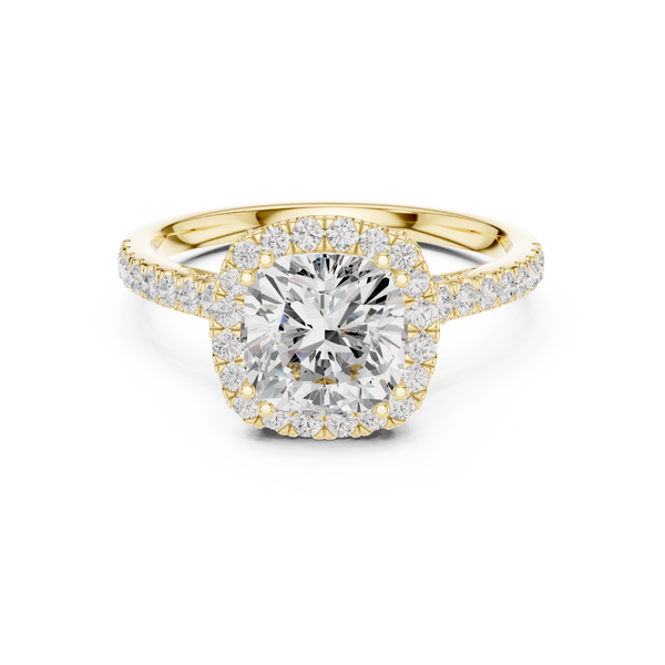 Lava Rock Lab Grown Diamond Split Path Ring