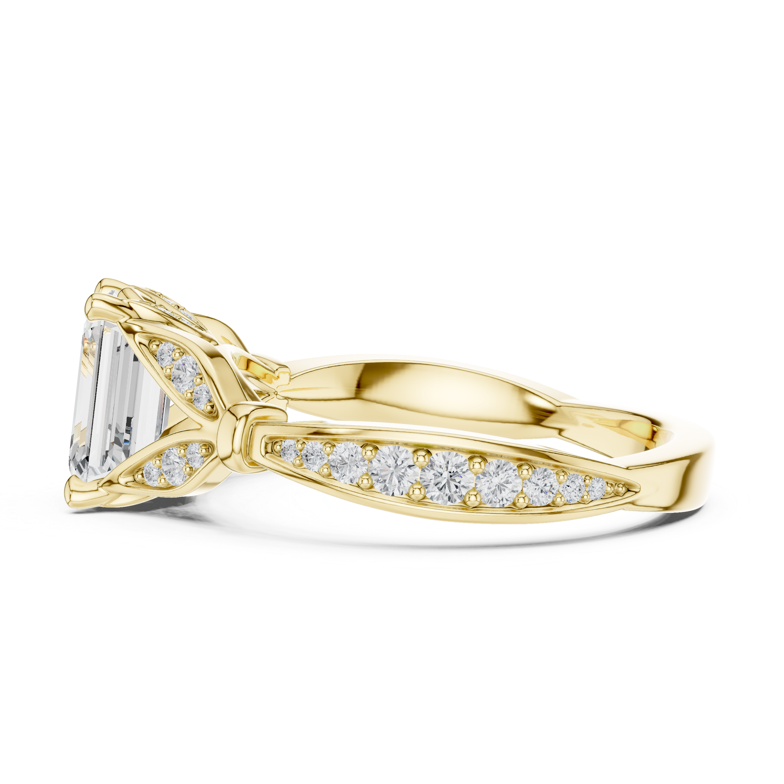 Forest Canopy Lab Grown Diamond Cushion Cut Ring