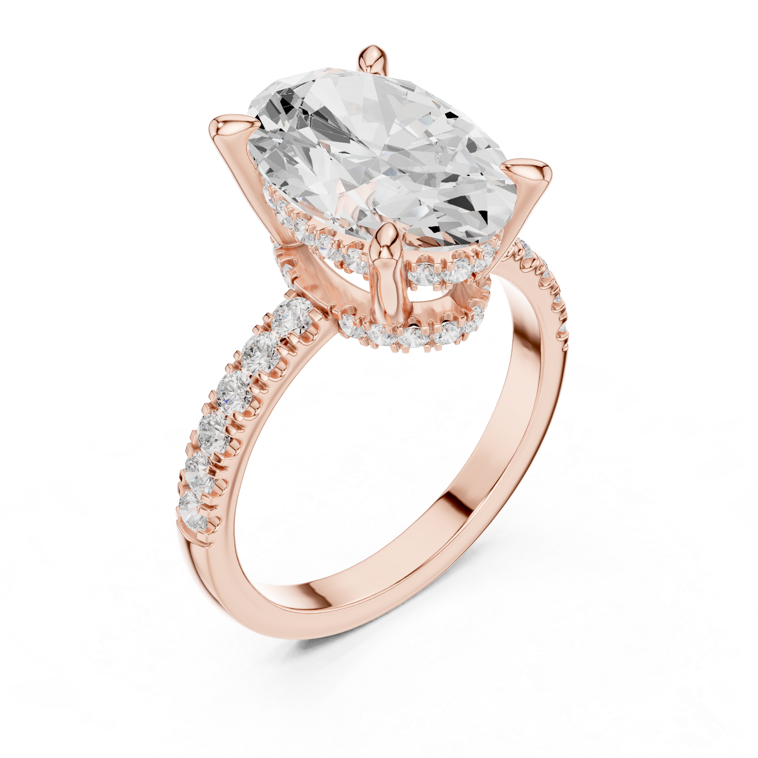 Bitter Sweet Lab Grown Diamond Organic Twist Ring