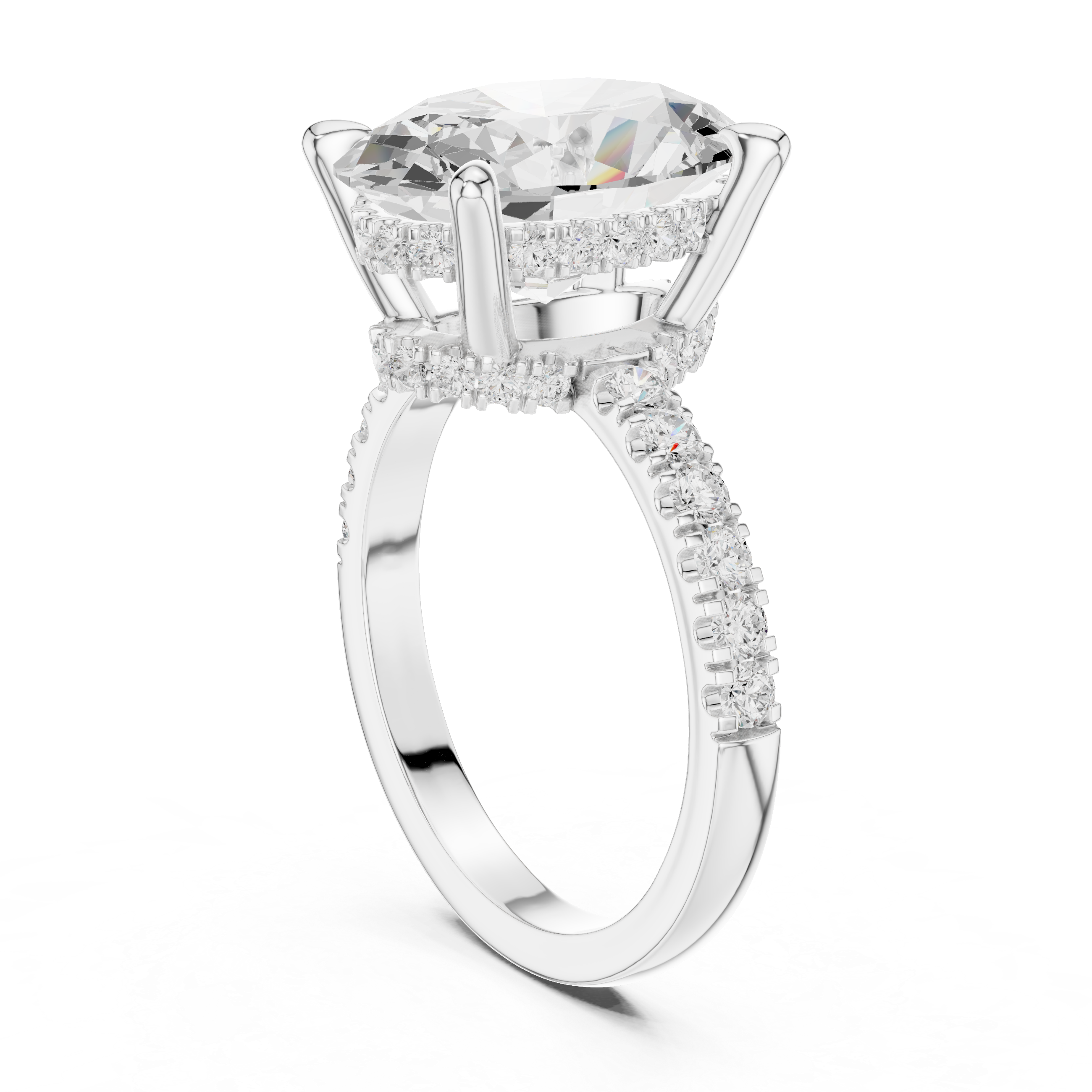 Bitter Sweet Lab Grown Diamond Organic Twist Ring