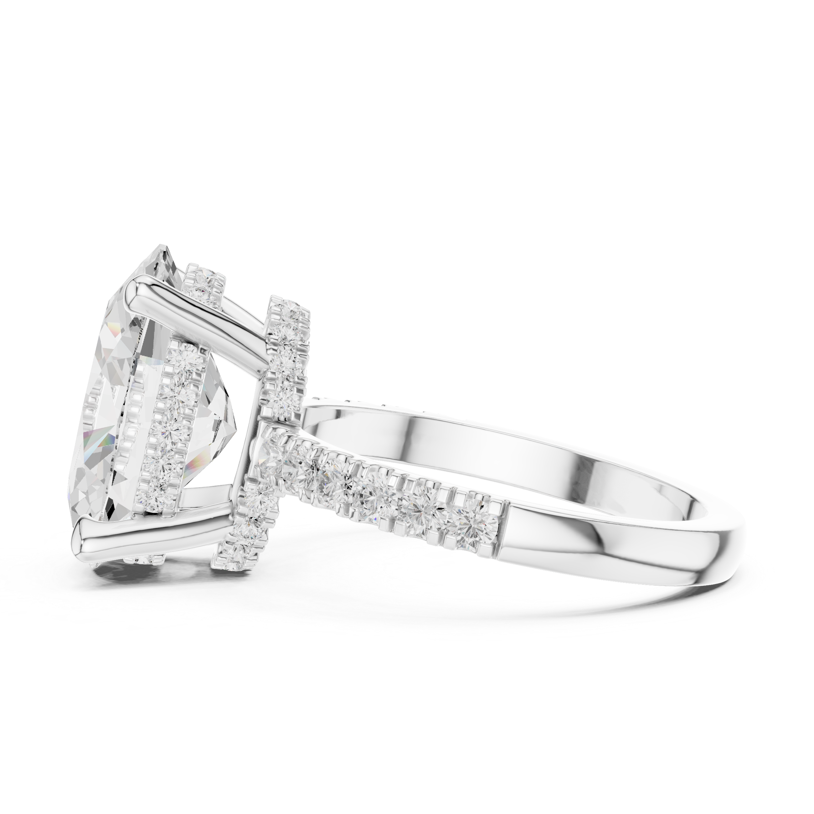 Bitter Sweet Lab Grown Diamond Organic Twist Ring