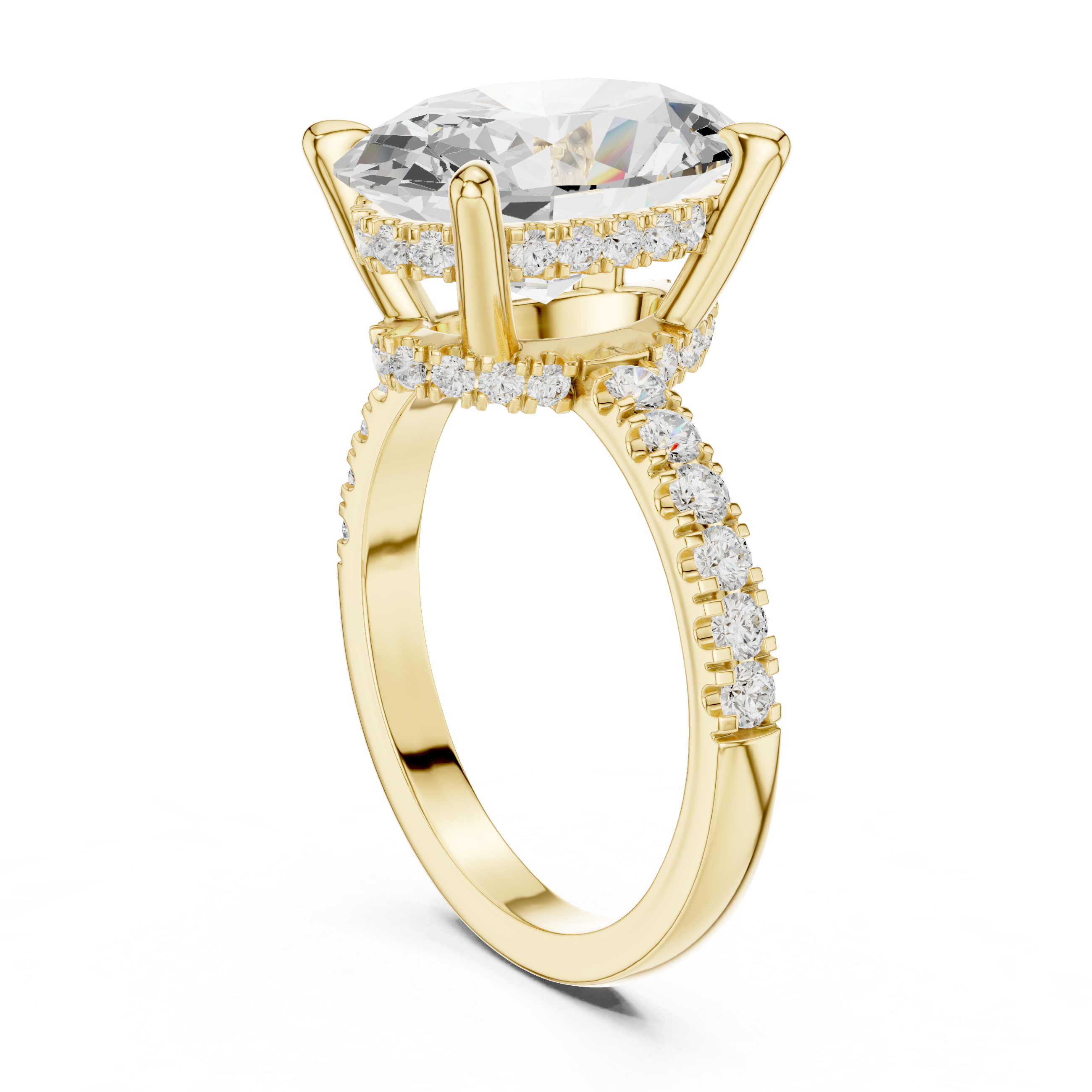 Bitter Sweet Lab Grown Diamond Organic Twist Ring