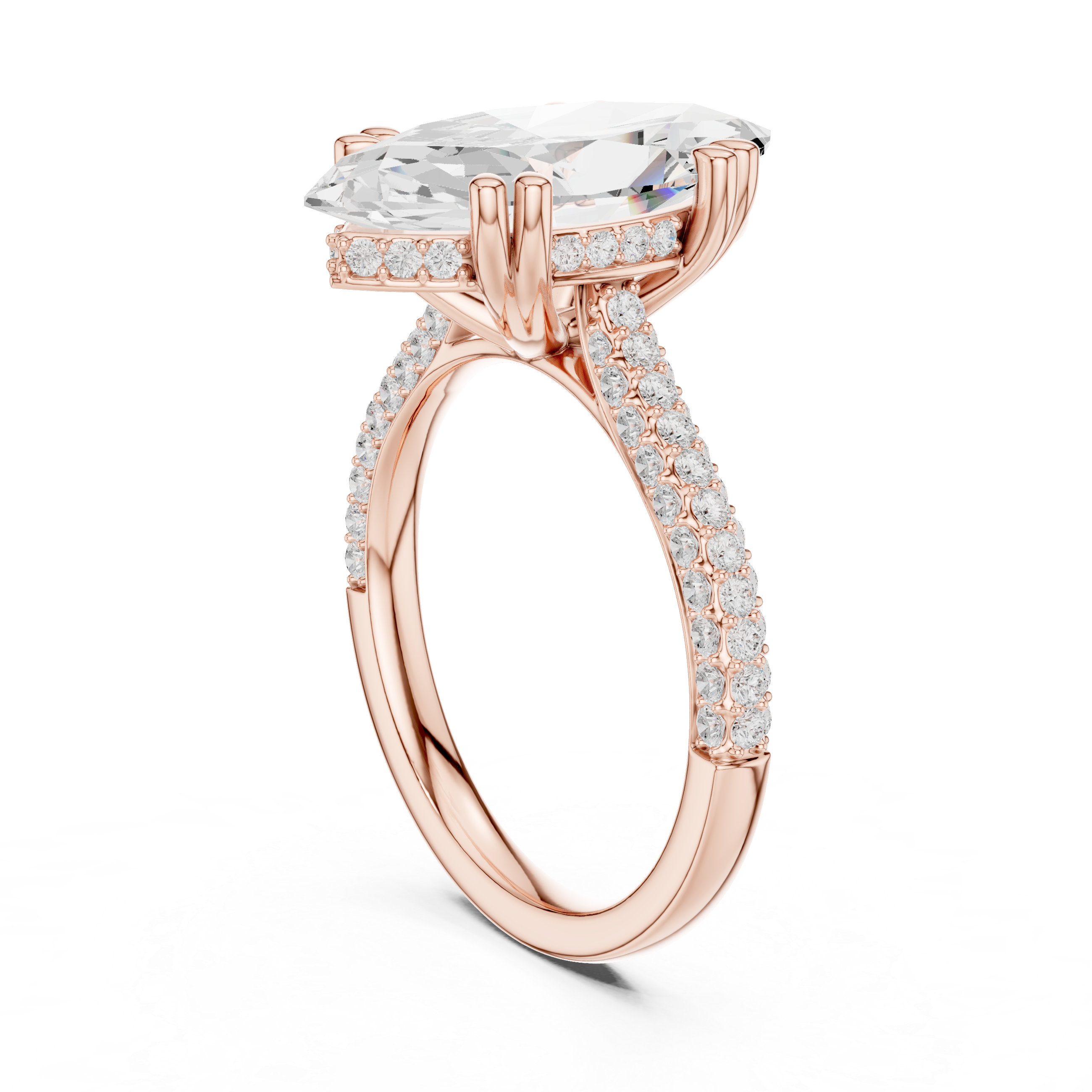 Winter Woods Lab Grown Diamond Twist Band Ring