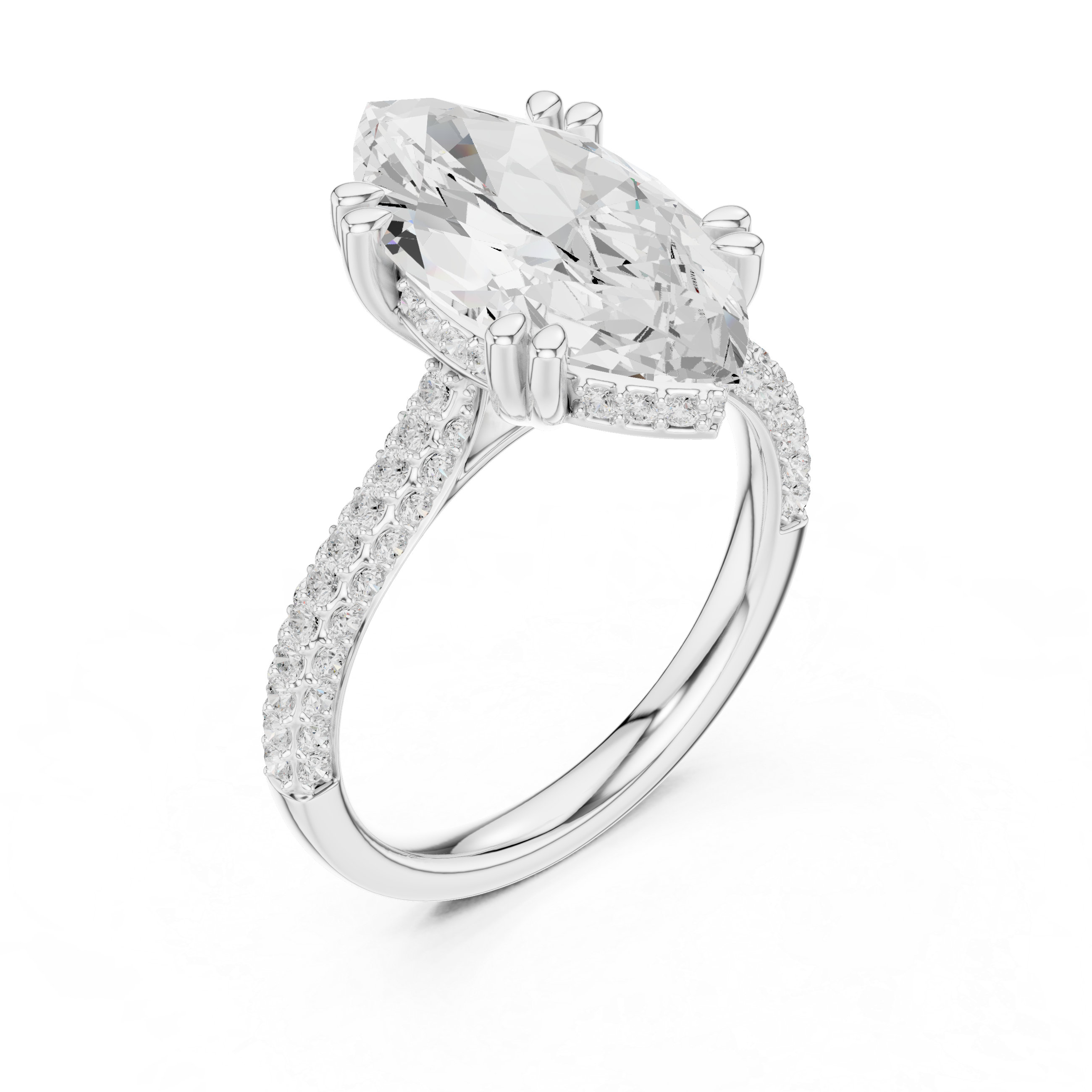 Winter Woods Lab Grown Diamond Twist Band Ring