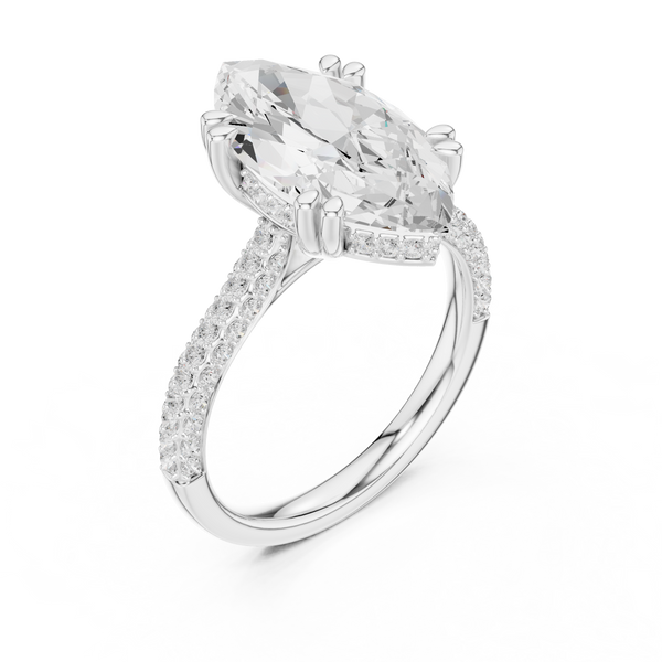 Winter Woods Lab Grown Diamond Twist Band Ring